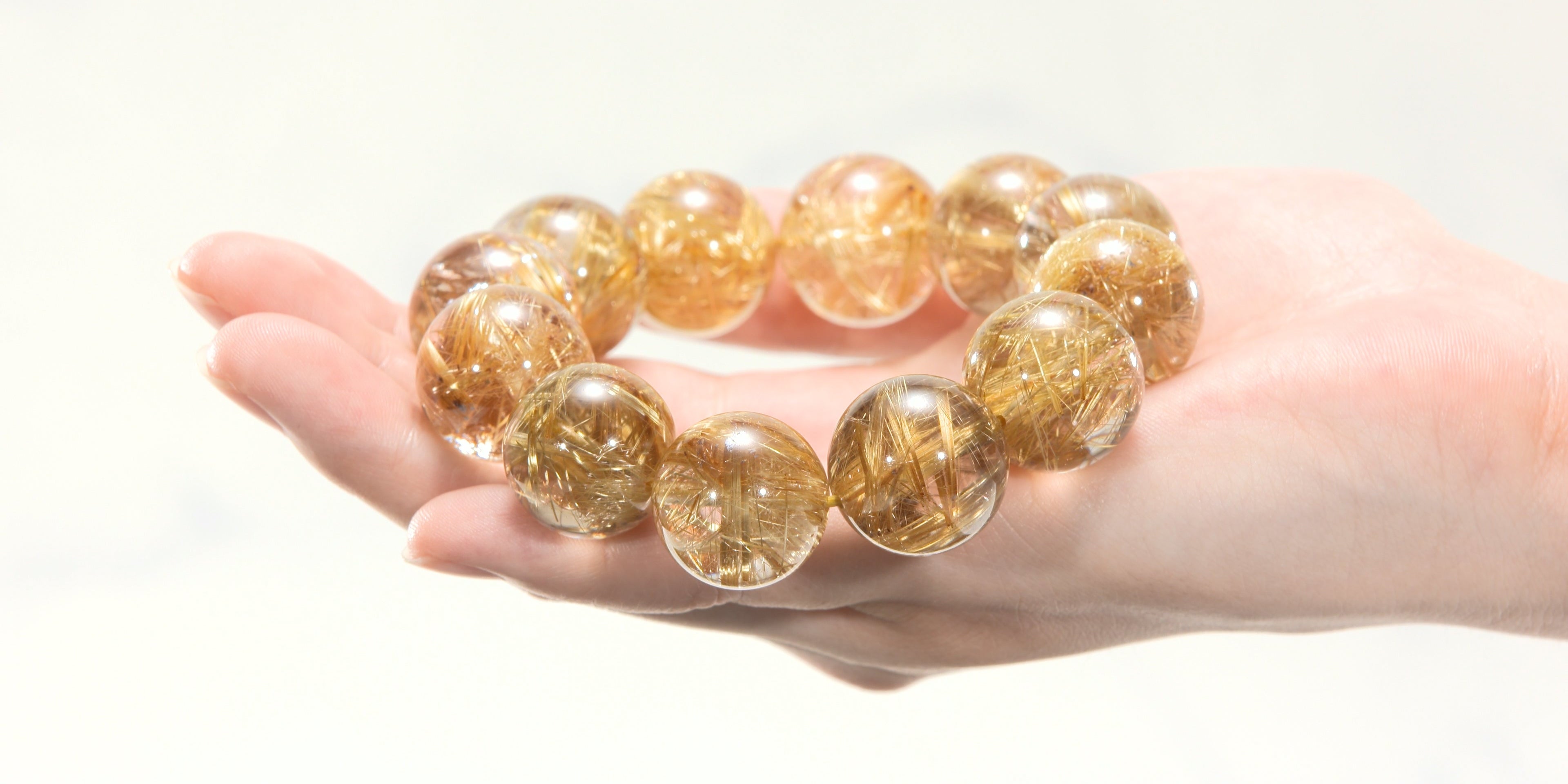 ルチルクォーツ ブレスレット｜金運・仕事運を高める天然石ブレスレット・一点物