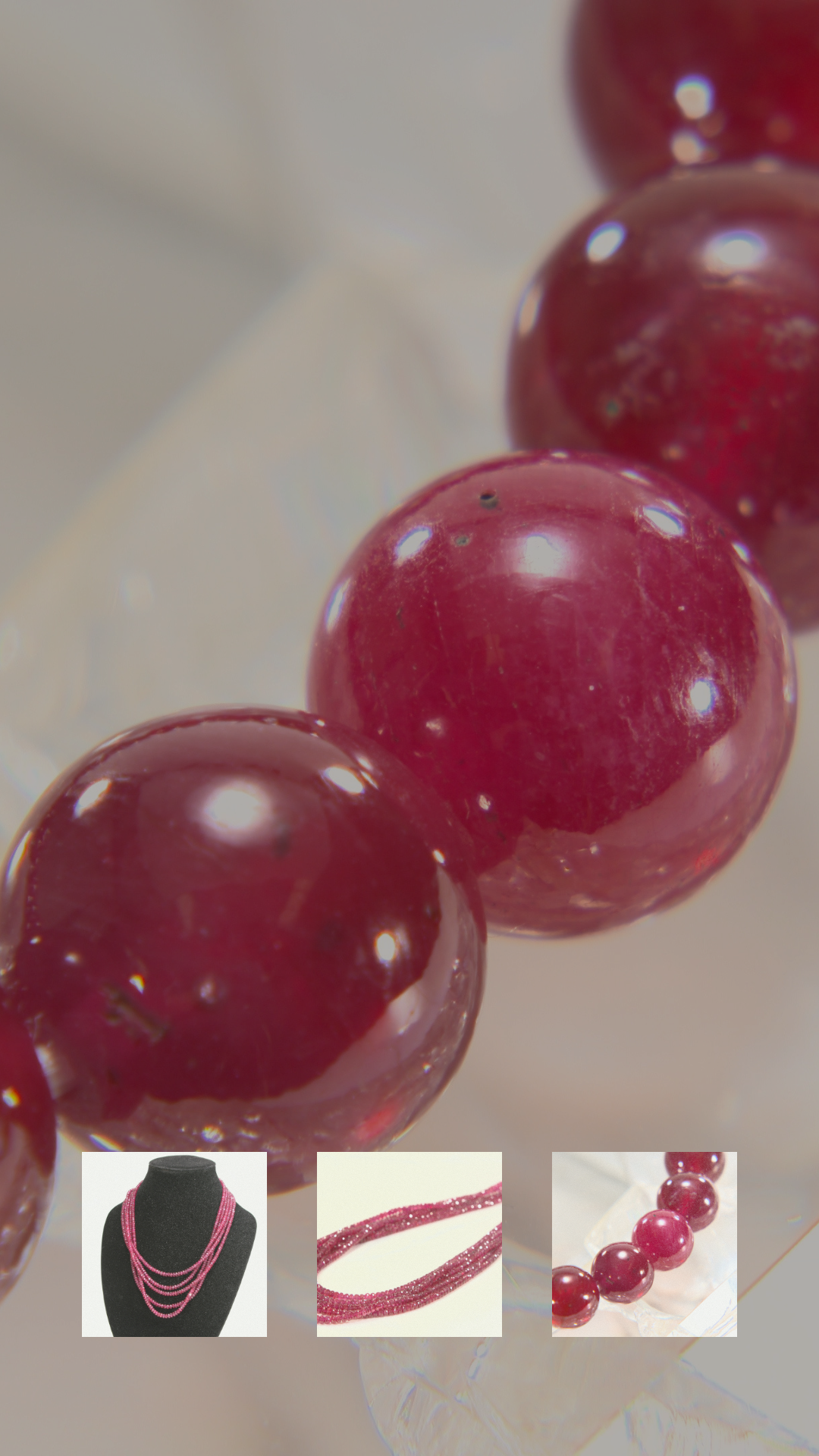 重なりあう深紅の美