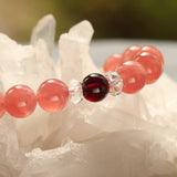インカローズ＆ガーネット　Love & Passion Bracelet