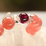 インカローズ＆ガーネット　Love & Passion Bracelet