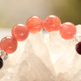 インカローズ＆ガーネット　Love & Passion Bracelet