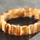 タイチンルチルクォーツバングルブレスレット 10ｍｍ