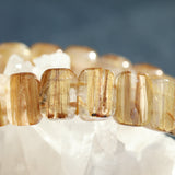 タイチンルチルクォーツバングルブレスレット 10ｍｍ