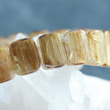 タイチンルチルクォーツバングルブレスレット 10ｍｍ