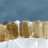 タイチンルチルクォーツバングルブレスレット 10ｍｍ