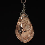 ガーデン水晶ワイヤーペンダントA