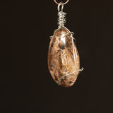 ガーデン水晶ワイヤーペンダントB