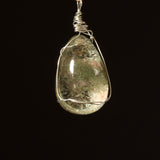 ガーデン水晶ワイヤーペンダントE