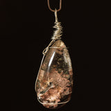 ガーデン水晶ワイヤーペンダントD