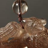 【吉祥ルチル】鼠抱花生