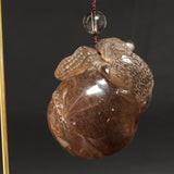 【吉祥ルチル】鼠抱花生