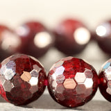 ガーネットカットブレスレット