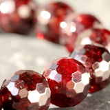 ガーネットカットブレスレット