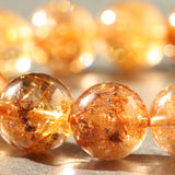 ルチルクォーツブレスレット 12-13mm 　～ブロンズベール～