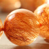 ルチルクォーツブレスレット　～Bronze Veil Rutile～　ブロンズベール