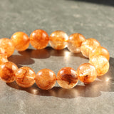 ルチルクォーツブレスレット　～Bronze Veil Rutile～　ブロンズベール