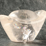 天然水晶 元宝 レインボー入り｜特大クリスタル元宝 608g 一点物｜財運・繁栄の象徴 風水インテリア｜Kou Crystal