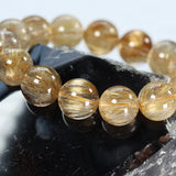 ゴールドルチルクォーツ ブレスレット 14mm (GR14-002)