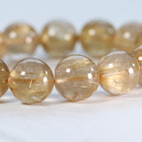 ゴールドルチルクォーツ ブレスレット 14mm (GR14-002)