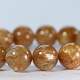 ゴールドルチルクォーツ ブレスレット 15mm　(GR15-001)