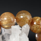 ゴールドルチルクォーツ ブレスレット 15mm　(GR15-001)