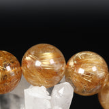 ゴールドルチルクォーツ ブレスレット 15mm　(GR15-001)