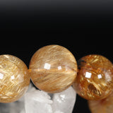 ゴールドルチルクォーツ ブレスレット 15mm　(GR15-001)