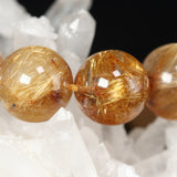 ゴールドルチルクォーツ ブレスレット 15mm　(GR15-001)