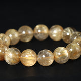 ゴールドルチルクォーツ ブレスレット 14mm (GR14-002)