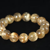 ゴールドルチルクォーツ ブレスレット 14mm (GR14-002)