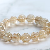 ゴールドルチルクォーツ ブレスレット 13mm (GR13-002)