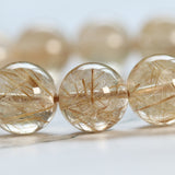 ゴールドルチルクォーツ ブレスレット 13mm (GR13-002)