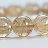 ゴールドルチルクォーツ ブレスレット 13mm (GR13-002)