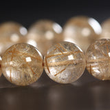 ゴールドルチルクォーツ ブレスレット 13mm (GR13-002)