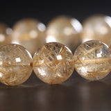 ゴールドルチルクォーツ ブレスレット 13mm (GR13-002)