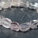 クンツァイトオーガニックシェイプブレスレット