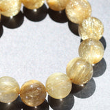 ゴールドルチルクォーツ ブレスレット 16mm  (GR16-001)