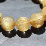 ゴールドルチルクォーツ ブレスレット 16mm  (GR16-001)