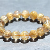 ゴールドルチルクォーツ ブレスレット 12mm (GR12-001)