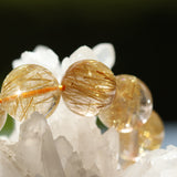 ゴールドルチルクォーツ ブレスレット 12mm (GR12-001)