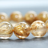 タイチンルチルクォーツ ブレスレット 14.5mm (14.5-002)