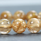 タイチンルチルクォーツ ブレスレット 14.5mm (14.5-002)