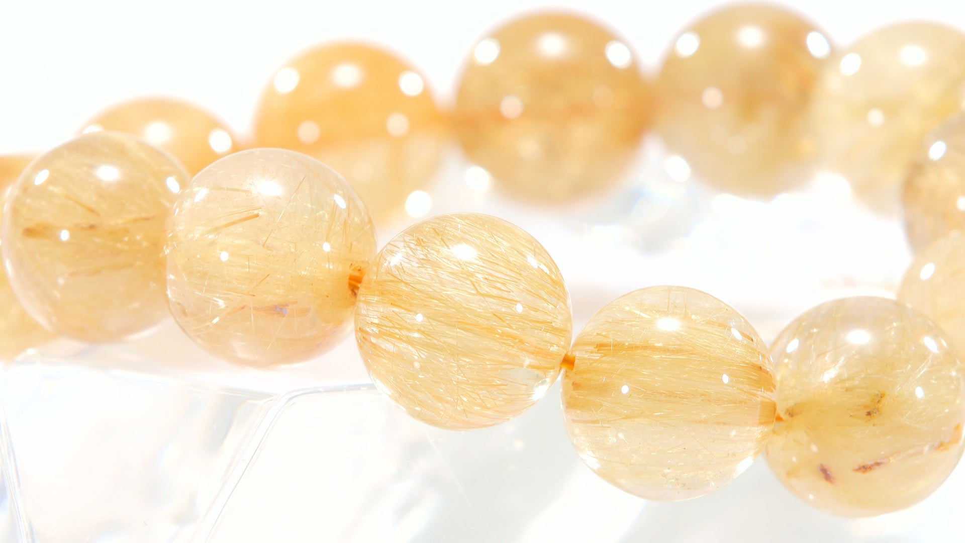 ゴールドルチルクォーツ ブレスレット 16mm – Kou crystal shop 