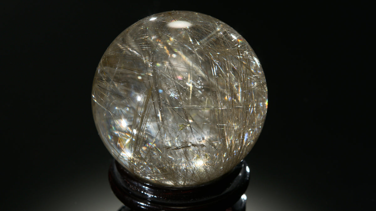 シルバールチルクォーツ スフィア 85mm｜天然水晶 丸玉 一点物｜Kou 